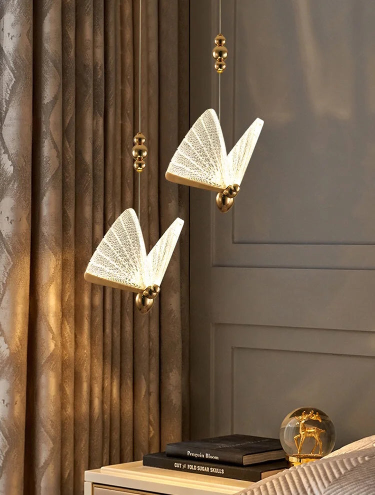 Butterfly Led Pendant Lights Nordic