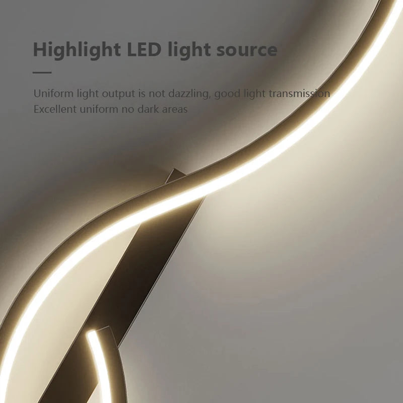Modern LED Wall Lamp Minimalist Led Light Long Strip Wall Sconces