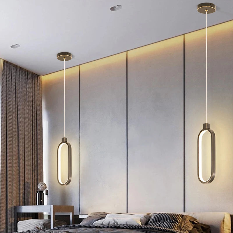 Modern Minimalist LED Pendant Light Chandelier