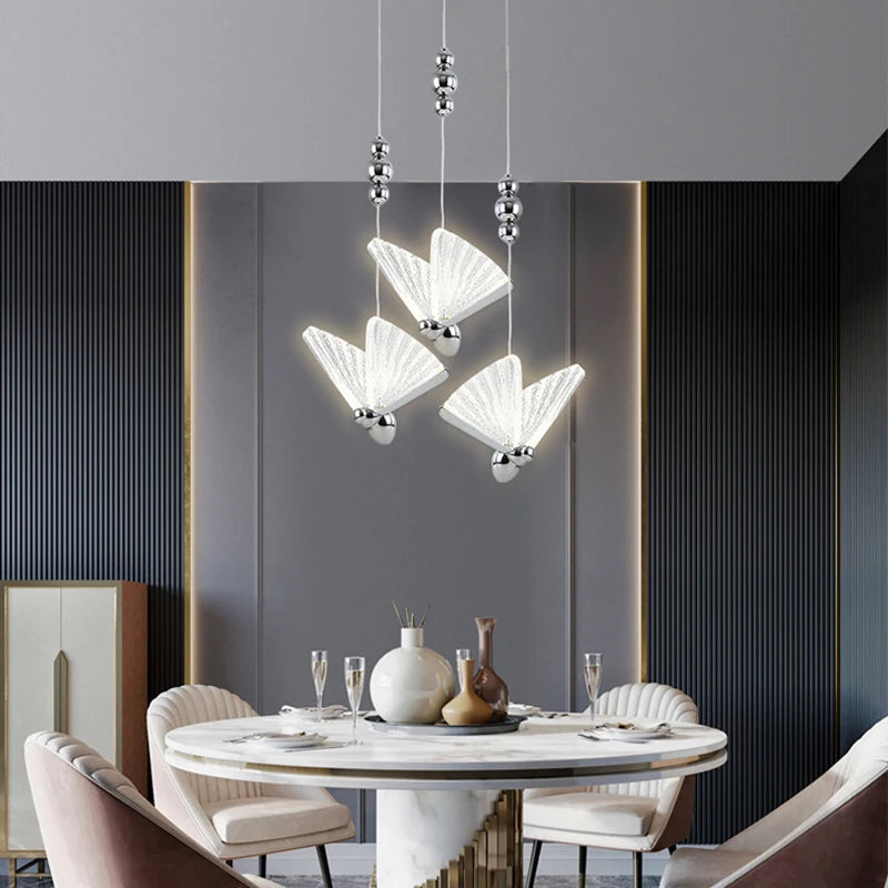 Butterfly Led Pendant Lights Nordic