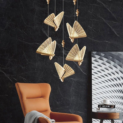 Butterfly Led Pendant Lights Nordic