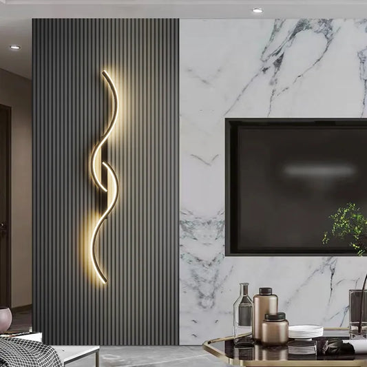 Modern LED Wall Lamp Minimalist Led Light Long Strip Wall Sconces