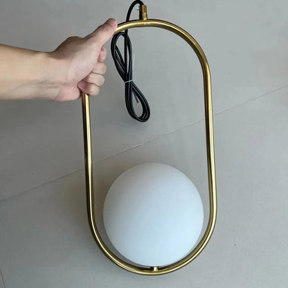 Modern Glass Ball Pendant Light Fixture Luminaire Hanging Lamps