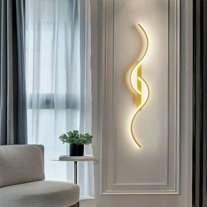 Modern LED Wall Lamp Minimalist Led Light Long Strip Wall Sconces