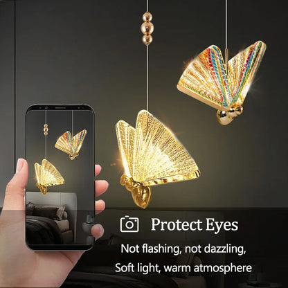 Butterfly Led Pendant Lights Nordic