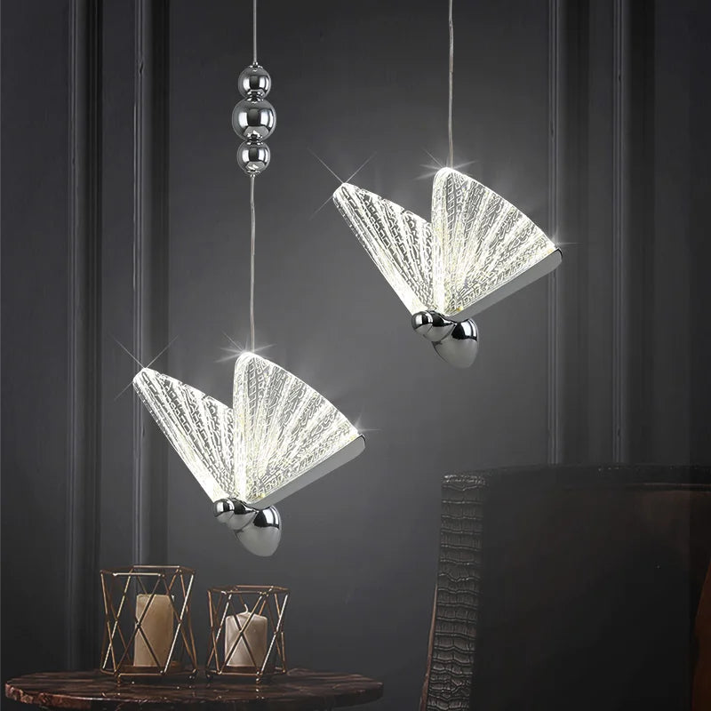 Butterfly Led Pendant Lights Nordic