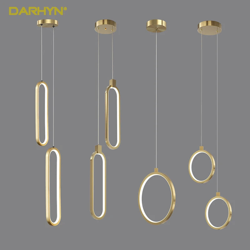 Modern Minimalist LED Pendant Light Chandelier
